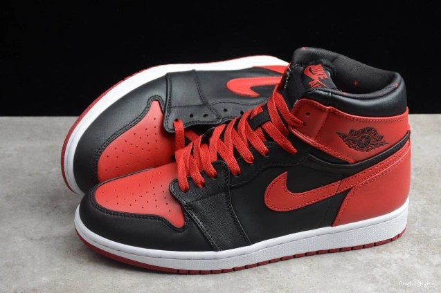 One Kick Jordan Retro Banned 1 Air 432001-001 0713